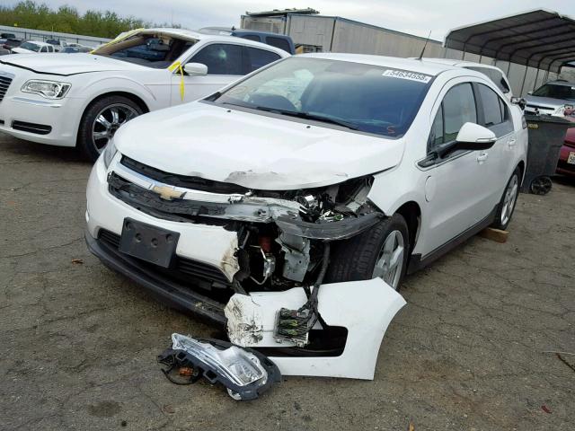 1G1RE6E42EU154001 - 2014 CHEVROLET VOLT WHITE photo 2