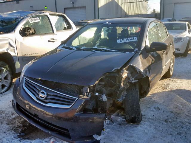 3N1AB6AP3AL663681 - 2010 NISSAN SENTRA 2.0 BLACK photo 2