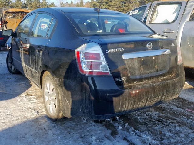 3N1AB6AP3AL663681 - 2010 NISSAN SENTRA 2.0 BLACK photo 3