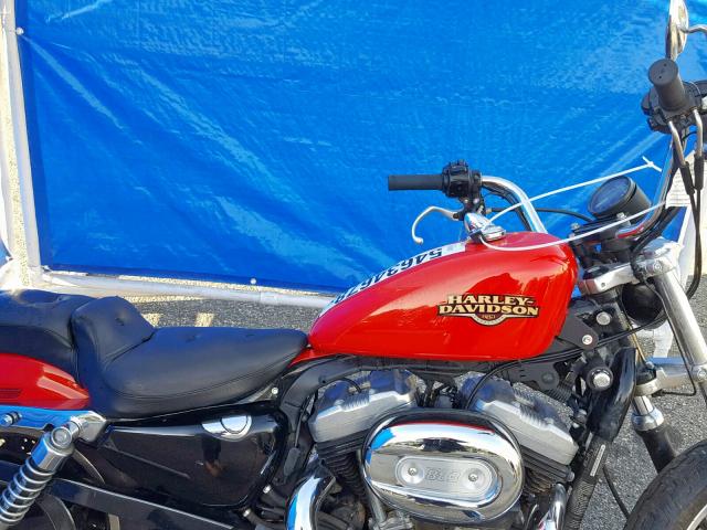 1HD4CR218AC400518 - 2010 HARLEY-DAVIDSON XL883 L RED photo 5