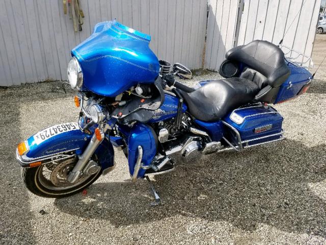 1HD1FC4157Y678115 - 2007 HARLEY-DAVIDSON FLHTCUI BLUE photo 2