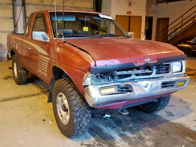 1N6HD16Y4SC377634 - 1995 NISSAN TRUCK KING RED photo 1