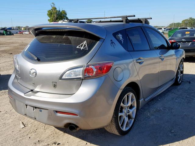 JM1BL1K33B1359031 - 2011 MAZDA SPEED 3 SILVER photo 4