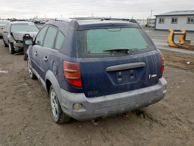 5Y2SL62833Z442986 - 2003 PONTIAC VIBE BLUE photo 3