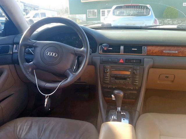 WAUEH64BX1N140636 - 2001 AUDI A6 2.8 QUA GRAY photo 9