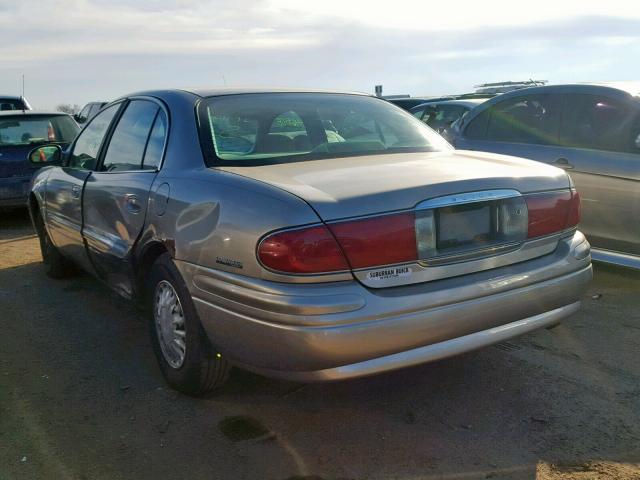 1G4HP54K924168962 - 2002 BUICK LESABRE CU BEIGE photo 3