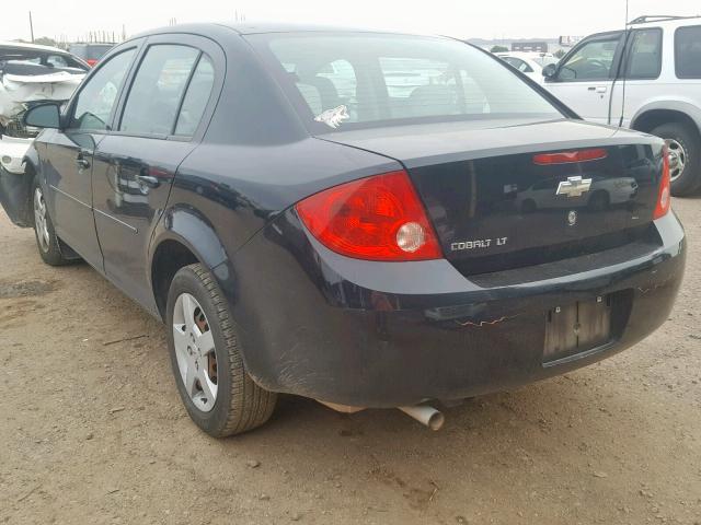 1G1AL58F587202958 - 2008 CHEVROLET COBALT LT BLACK photo 3