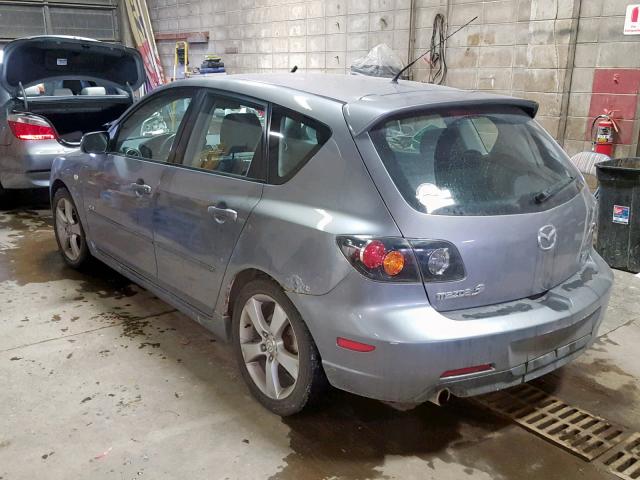 JM1BK343951304390 - 2005 MAZDA 3 HATCHBAC GRAY photo 3