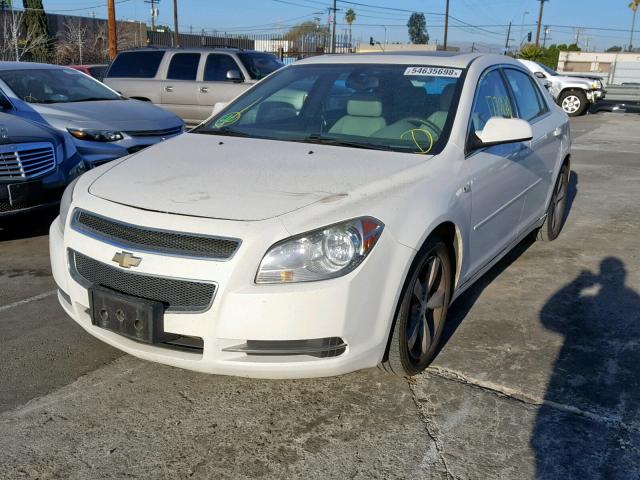 1G1ZJ57B884296035 - 2008 CHEVROLET MALIBU 2LT WHITE photo 2