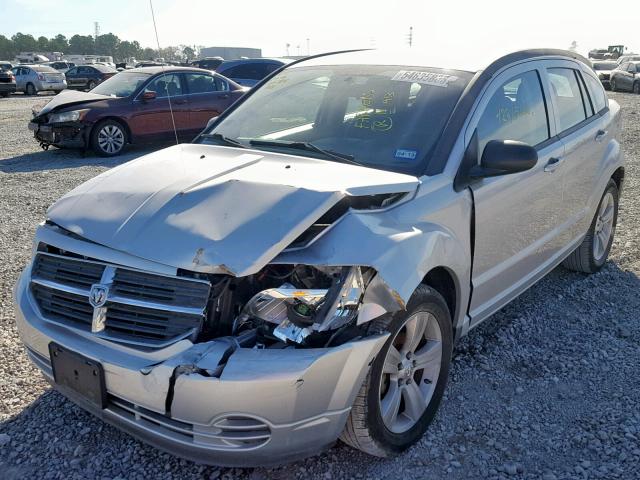 1B3CB4HA2AD602289 - 2010 DODGE CALIBER SX SILVER photo 2