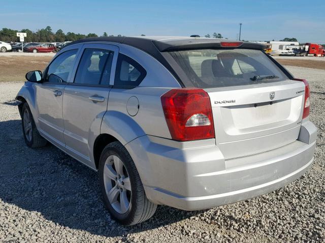 1B3CB4HA2AD602289 - 2010 DODGE CALIBER SX SILVER photo 3