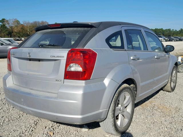 1B3CB4HA2AD602289 - 2010 DODGE CALIBER SX SILVER photo 4