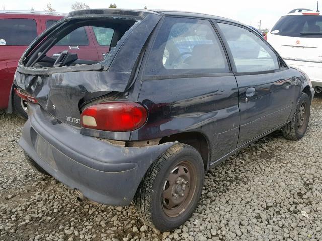 2C1MR2267T6737287 - 1996 GEO METRO BASE BLACK photo 4