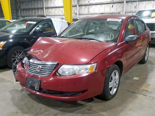 1G8AJ55FX6Z185300 - 2006 SATURN ION LEVEL RED photo 2