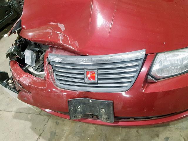 1G8AJ55FX6Z185300 - 2006 SATURN ION LEVEL RED photo 7