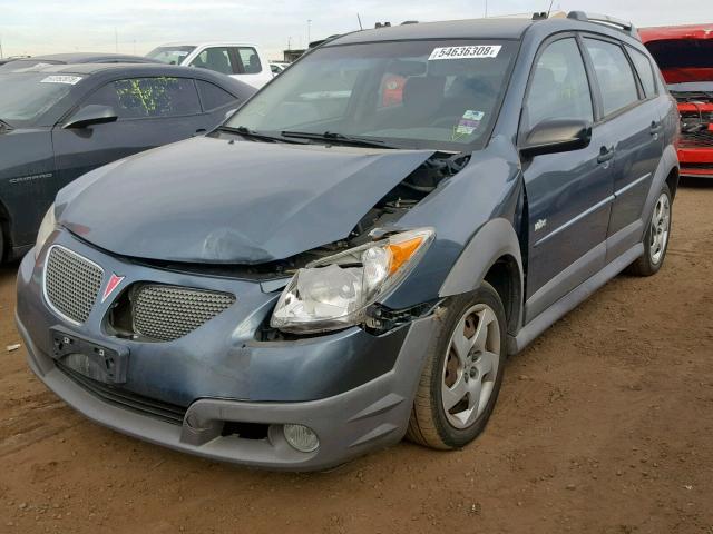 5Y2SL65837Z440723 - 2007 PONTIAC VIBE BLUE photo 2