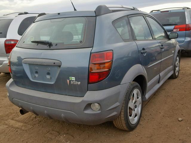 5Y2SL65837Z440723 - 2007 PONTIAC VIBE BLUE photo 4