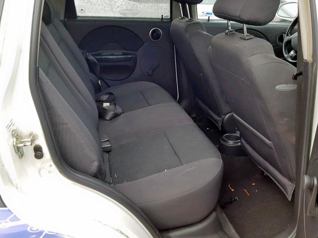 KL1TD66628B162168 - 2008 CHEVROLET AVEO BASE თეთრი ფოტო 6