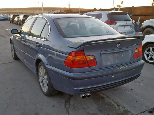 WBAEW53483PN31326 - 2003 BMW 330 XI BLUE photo 3