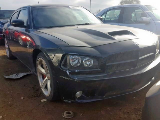 2B3KA73W38H198046 - 2008 DODGE CHARGER SR BLACK photo 1