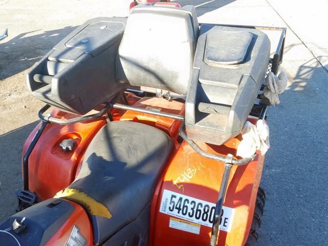 4UF06ATV36T252899 - 2006 ARCTIC CAT 700 EFI ORANGE photo 6