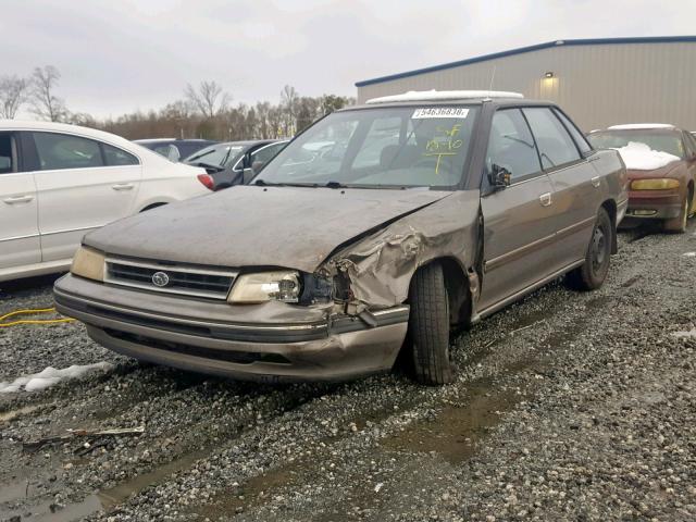 JF2BC63C3LH641546 - 1990 SUBARU LEGACY L BROWN photo 2