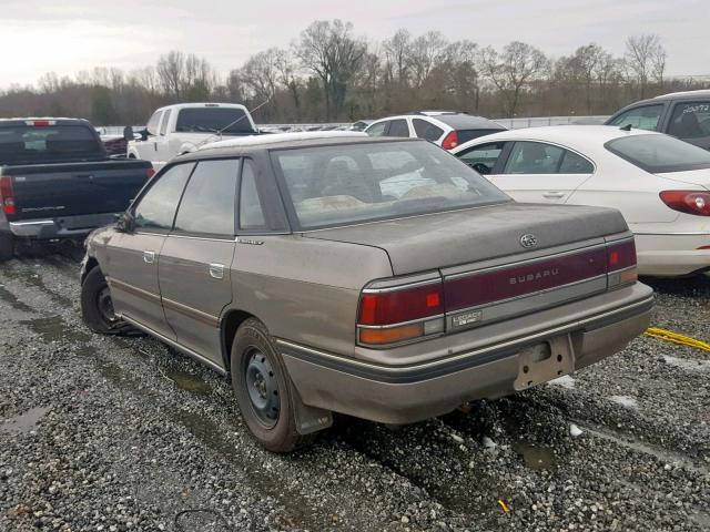 JF2BC63C3LH641546 - 1990 SUBARU LEGACY L BROWN photo 3