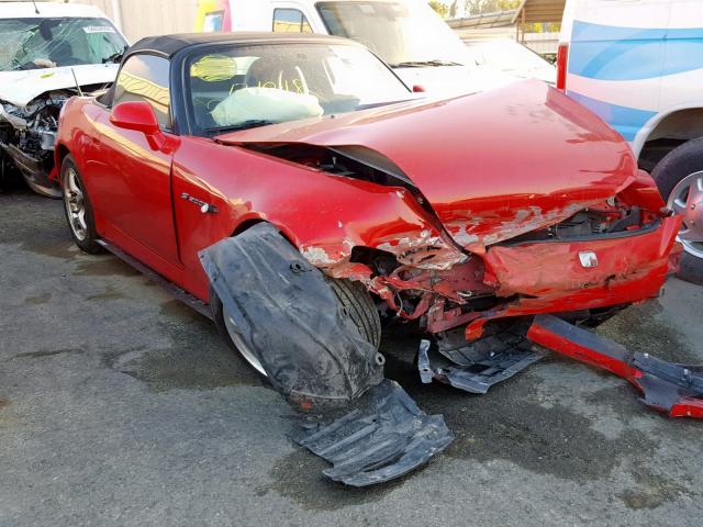 JHMAP1140YT003996 - 2000 HONDA S2000 RED photo 1