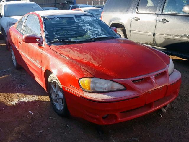 1G2NW12E1XM846020 - 1999 PONTIAC GRAND AM G RED photo 1