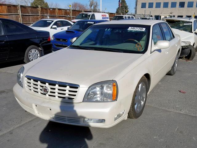 1G6KF57953U189852 - 2003 CADILLAC DEVILLE DT WHITE photo 2