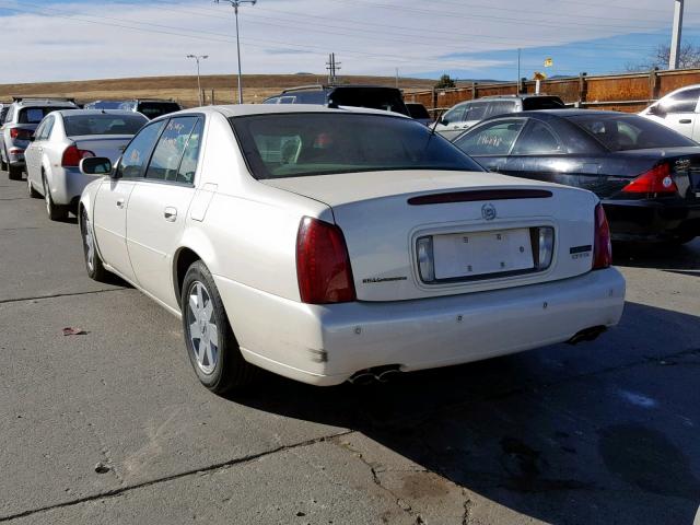 1G6KF57953U189852 - 2003 CADILLAC DEVILLE DT WHITE photo 3