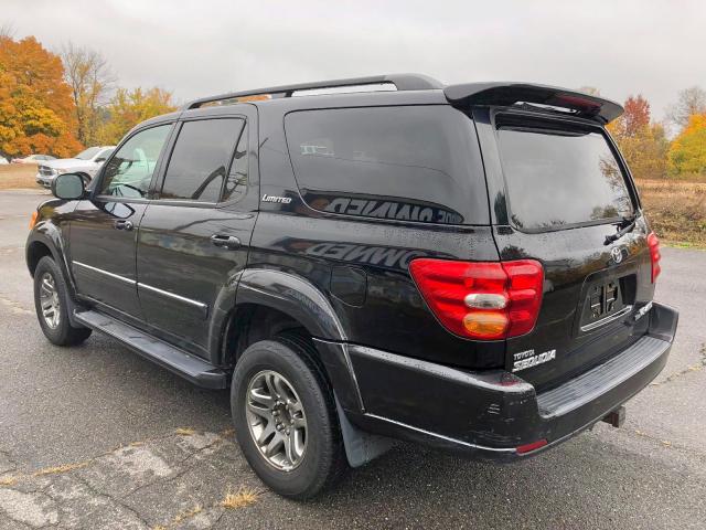 5TDBT48A83S144594 - 2003 TOYOTA SEQUOIA LI BLACK photo 3