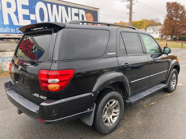 5TDBT48A83S144594 - 2003 TOYOTA SEQUOIA LI BLACK photo 5