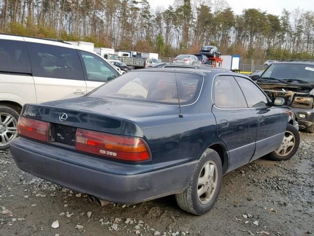 JT8VK13T8P0142326 - 1993 LEXUS ES 300 GREEN photo 4