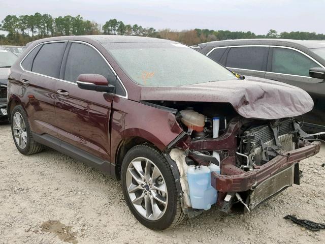 2FMPK3K83HBC36287 - 2017 FORD EDGE TITAN BROWN photo 1