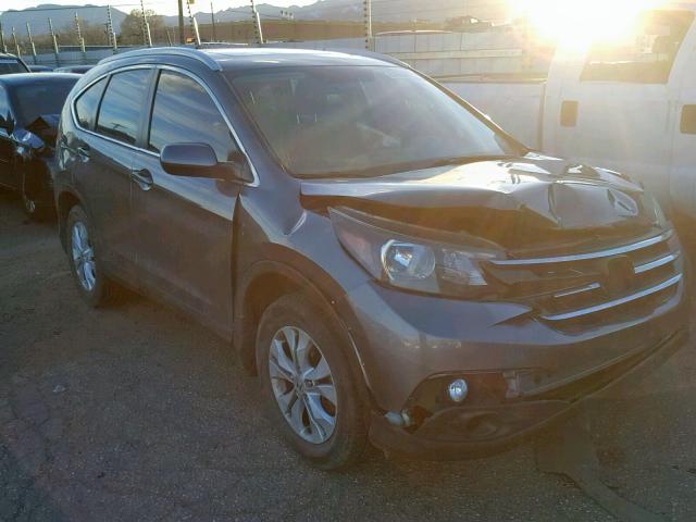 JHLRM4H78CC006347 - 2012 HONDA CR-V EXL CHARCOAL photo 1