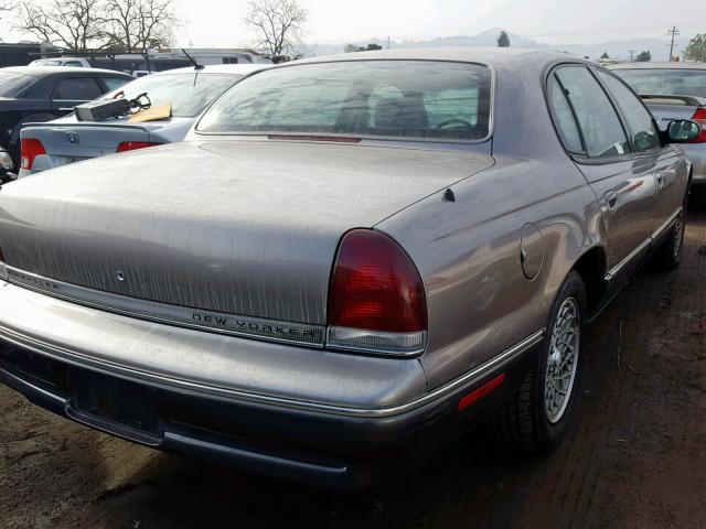 2C3HC46F7SH539585 - 1995 CHRYSLER NEW YORKER GRAY photo 4