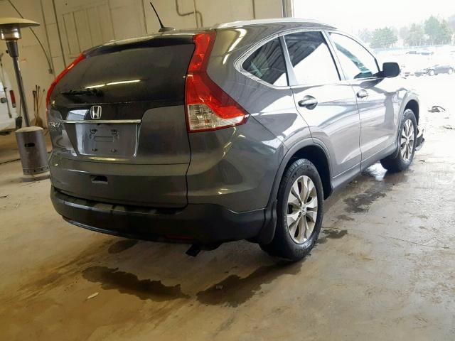 2HKRM3H76EH529560 - 2014 HONDA CR-V EXL GRAY photo 4