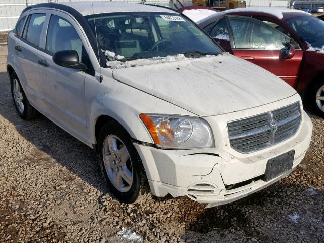 1B3HB48BX8D657372 - 2008 DODGE CALIBER SX WHITE photo 1