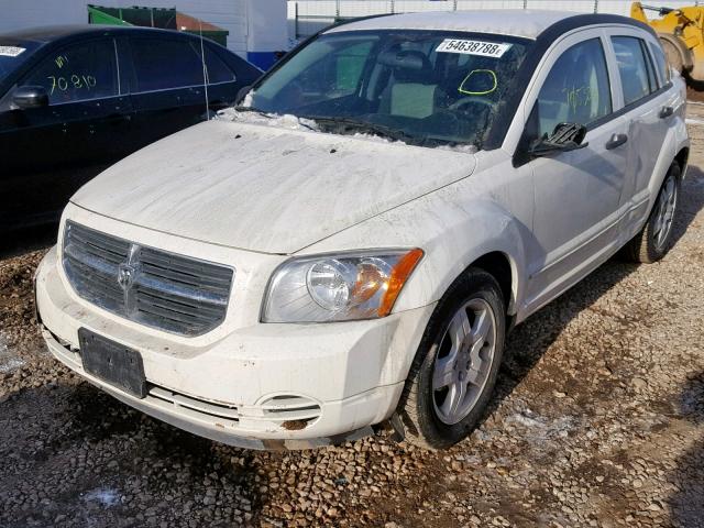 1B3HB48BX8D657372 - 2008 DODGE CALIBER SX WHITE photo 2