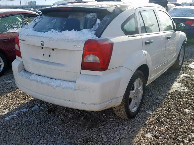 1B3HB48BX8D657372 - 2008 DODGE CALIBER SX WHITE photo 4