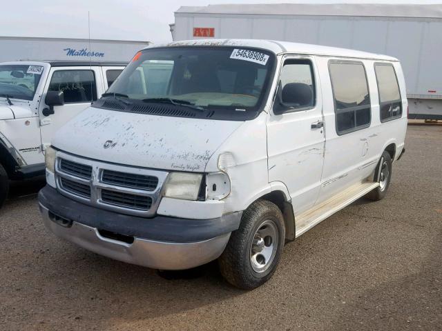 2B6HB11Y0XK506562 - 1999 DODGE RAM VAN B1 WHITE photo 2