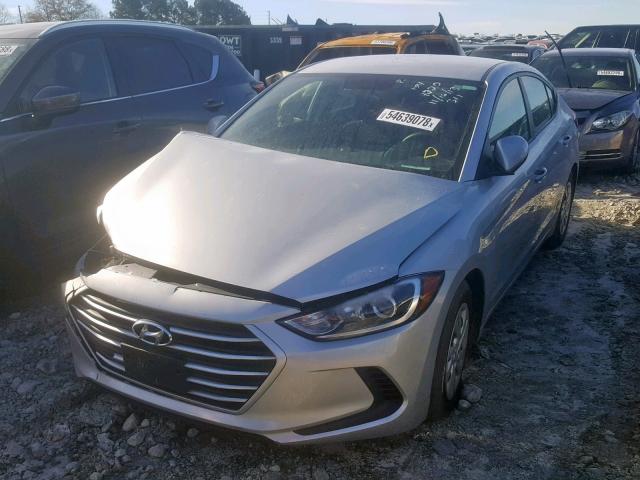 5NPD74LF5JH340849 - 2018 HYUNDAI ELANTRA SE SILVER photo 2