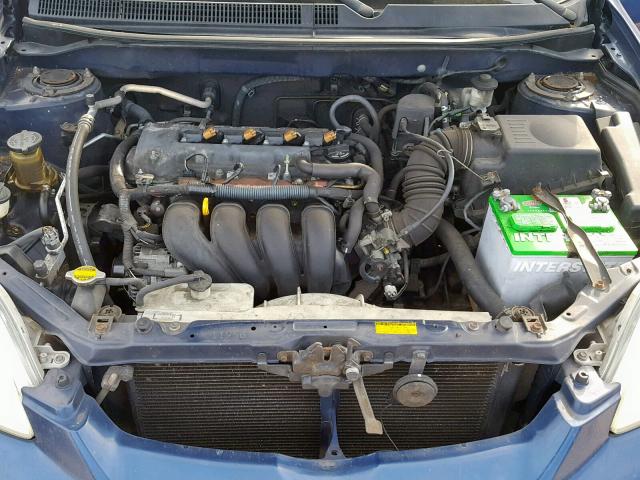 2T1KR32E54C304834 - 2004 TOYOTA COROLLA MA BLUE photo 7