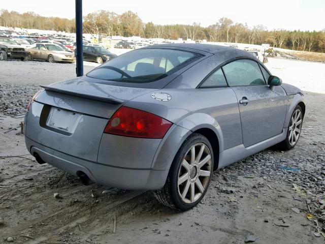 TRUWT28N321028858 - 2002 AUDI TT QUATTRO SILVER photo 4