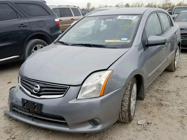 3N1AB6AP2BL713911 - 2011 NISSAN SENTRA 2.0 GRAY photo 2