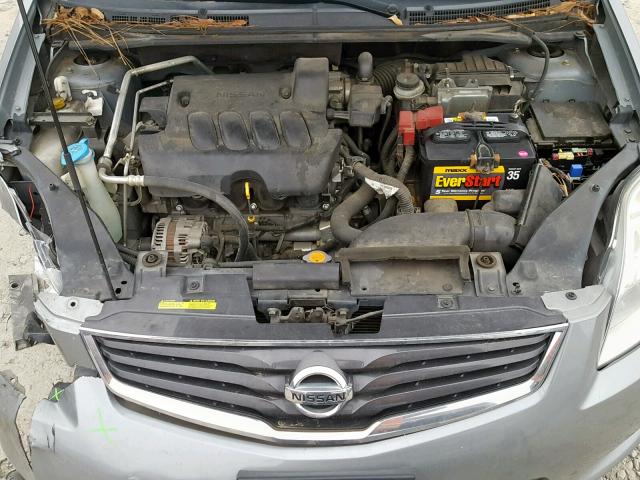 3N1AB6AP2BL713911 - 2011 NISSAN SENTRA 2.0 GRAY photo 7