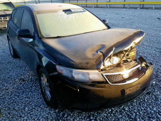 KNAFU5A20B5320093 - 2011 KIA FORTE EX BLACK photo 1