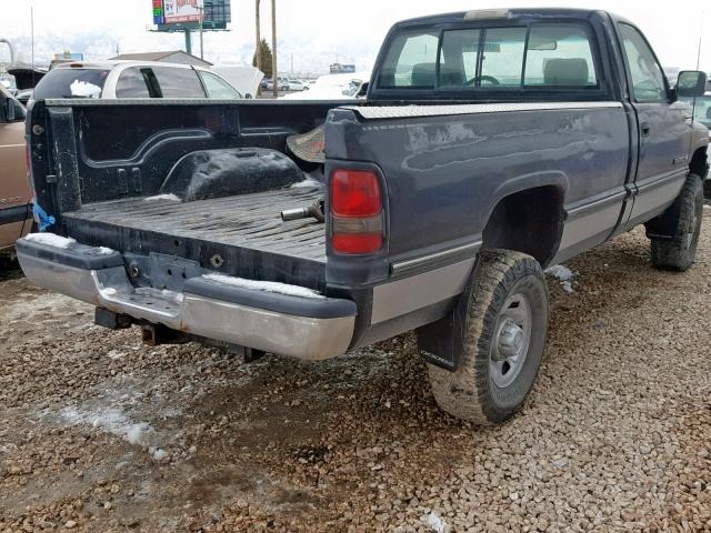 1B7KF26Z2SS231658 - 1995 DODGE PICKUP BLACK photo 4