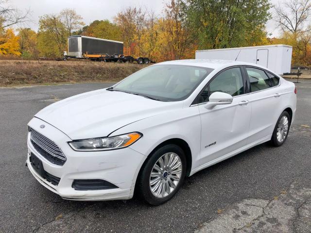 3FA6P0LU8DR350167 - 2013 FORD FUSION SE WHITE photo 2